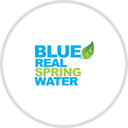 Blue Real Spring Water logo
