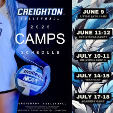 Creighton Volleyball Camps logo