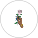 Hand & Rose logo