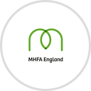 Mental Health First Aid (MHFA) England logo