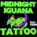 Midnight Iguana Tattoo