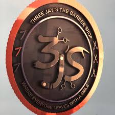 Three Jays Barbershop logo